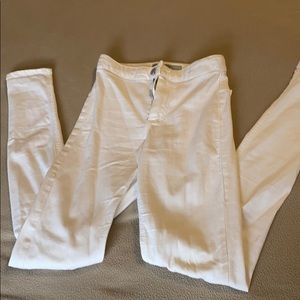 TOPSHOP white skinny jeans